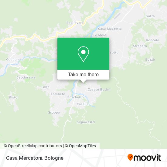 Casa Mercatoni map