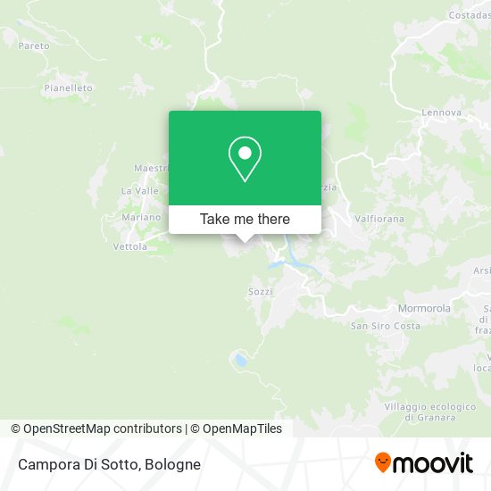 Campora Di Sotto map