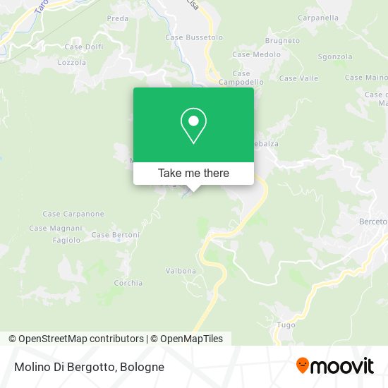 Molino Di Bergotto map