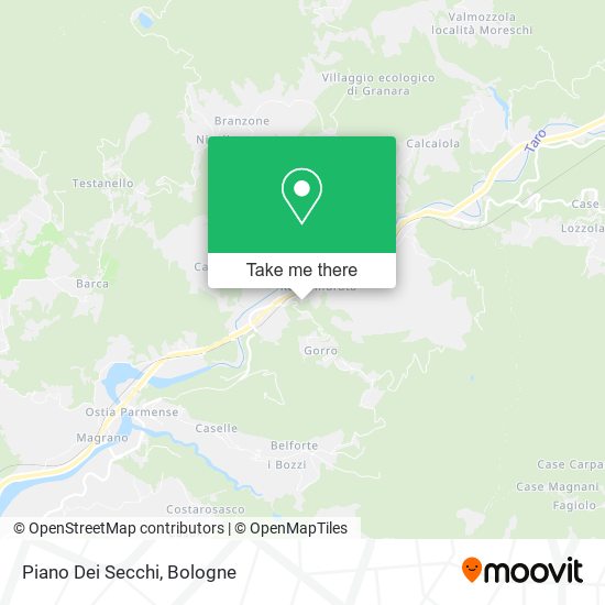 Piano Dei Secchi map