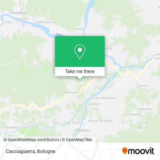 Cacciaguerra map
