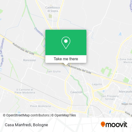 Casa Manfredi map