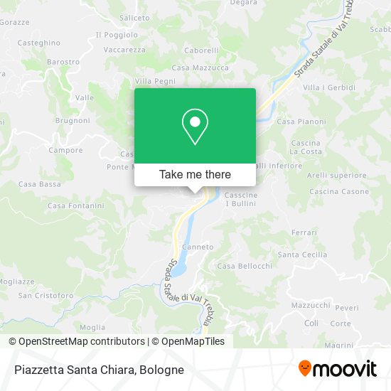 Piazzetta Santa Chiara map