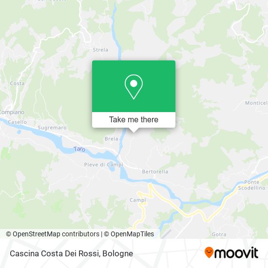 Cascina Costa Dei Rossi map
