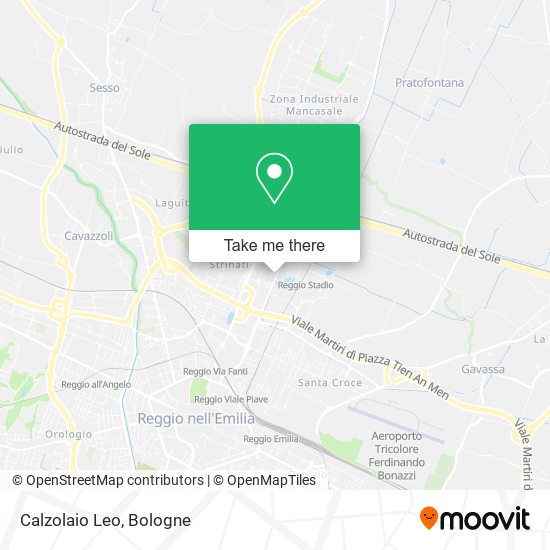 Calzolaio Leo map