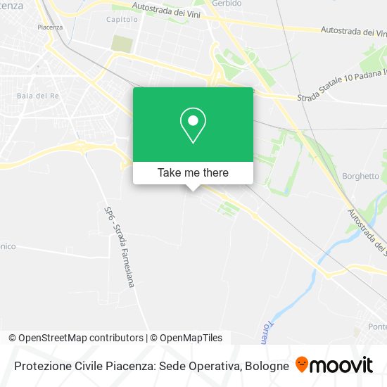 Protezione Civile Piacenza: Sede Operativa map
