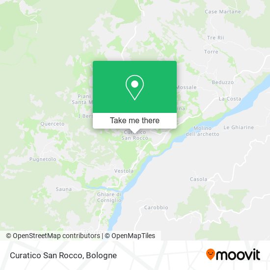 Curatico San Rocco map
