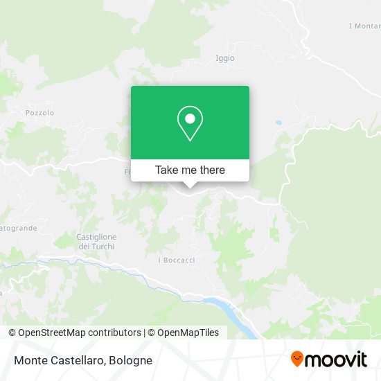 Monte Castellaro map