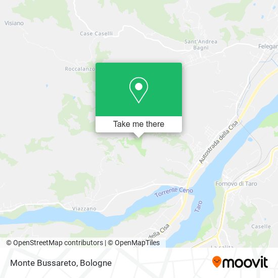 Monte Bussareto map