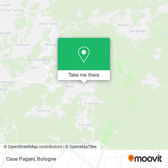 Case Pagani map