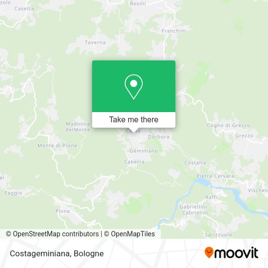Costageminiana map