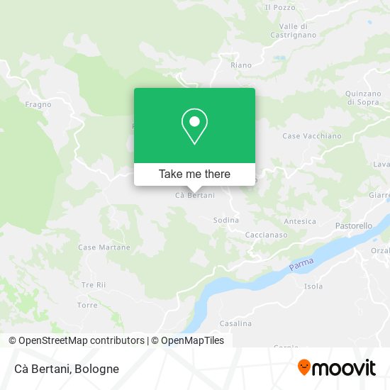 Cà Bertani map