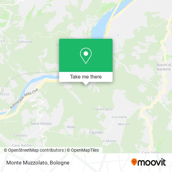 Monte Muzzolato map