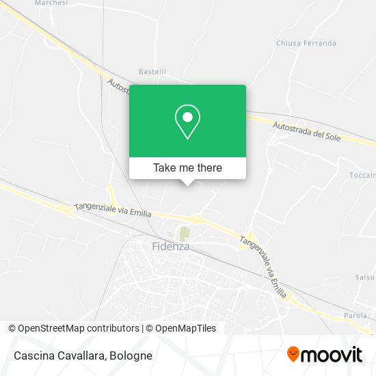 Cascina Cavallara map