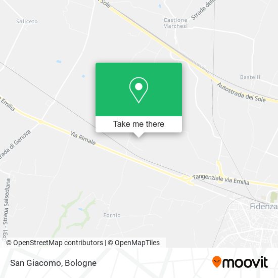 San Giacomo map