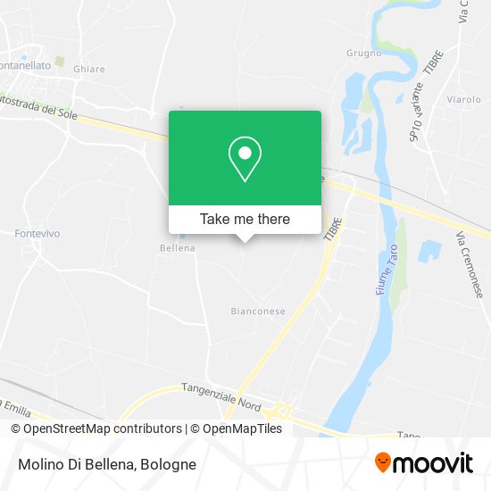 Molino Di Bellena map