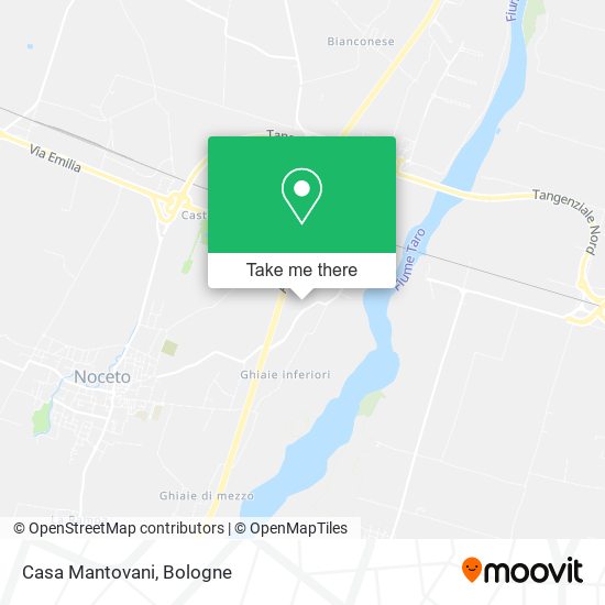 Casa Mantovani map