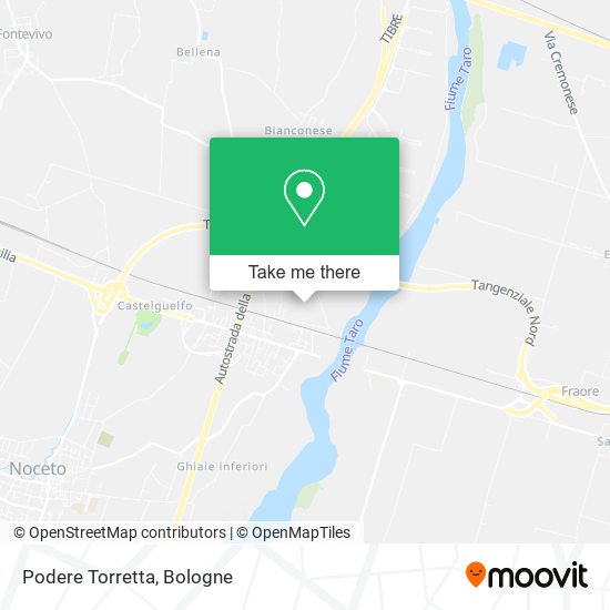 Podere Torretta map