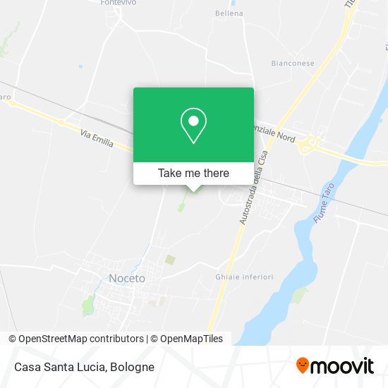 Casa Santa Lucia map