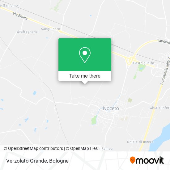 Verzolato Grande map