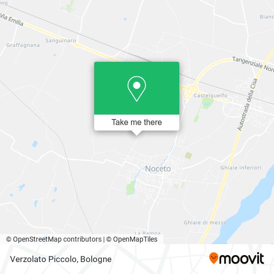 Verzolato Piccolo map