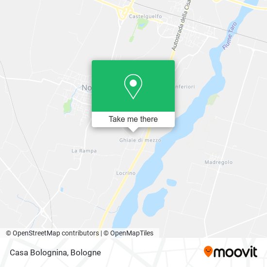 Casa Bolognina map