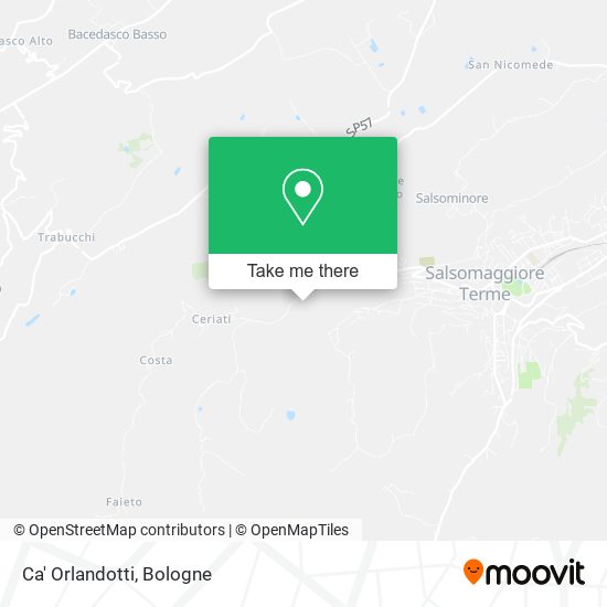 Ca' Orlandotti map