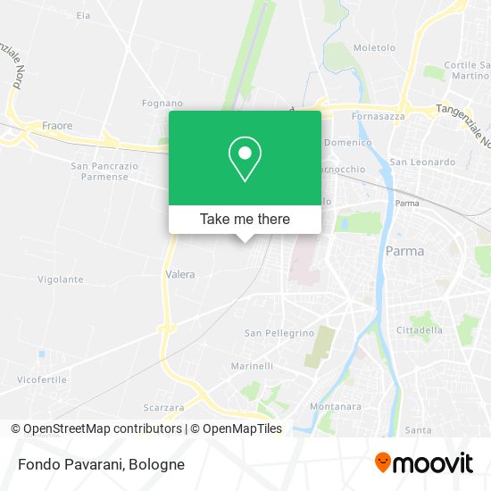 Fondo Pavarani map
