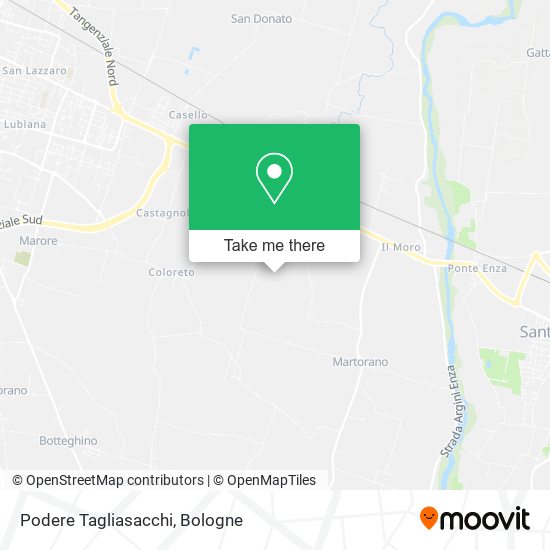 Podere Tagliasacchi map