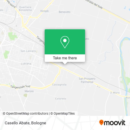 Casello Abate map
