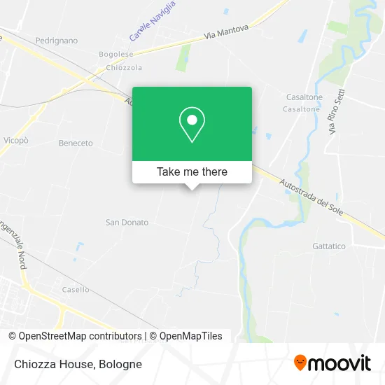 Chiozza House map
