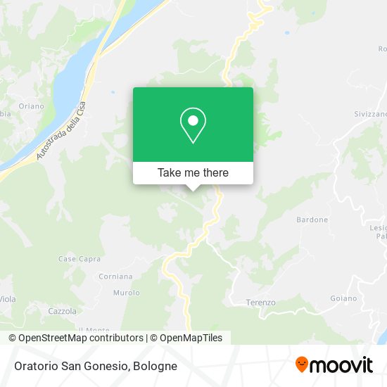 Oratorio San Gonesio map