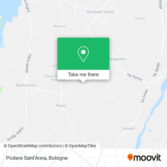 Podere Sant'Anna map