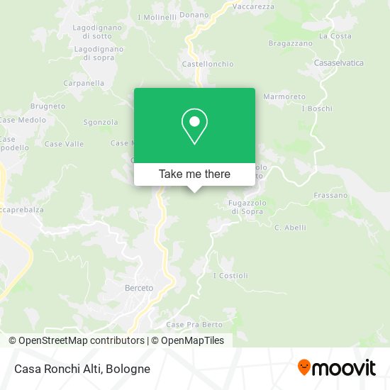 Casa Ronchi Alti map