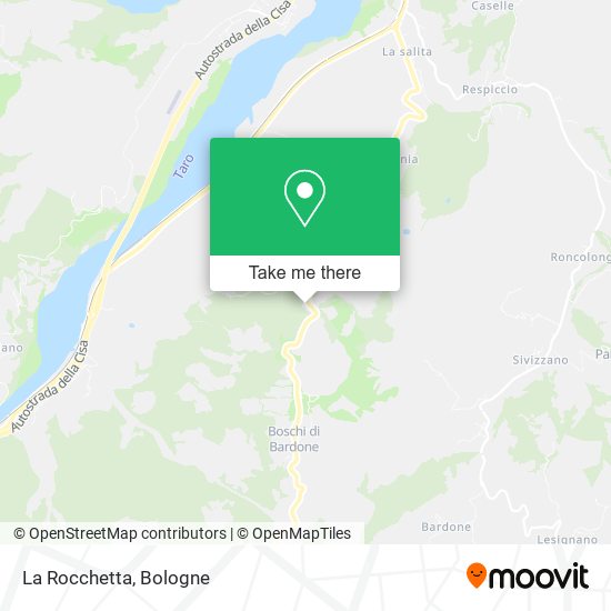 La Rocchetta map