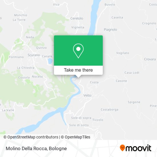 Molino Della Rocca map