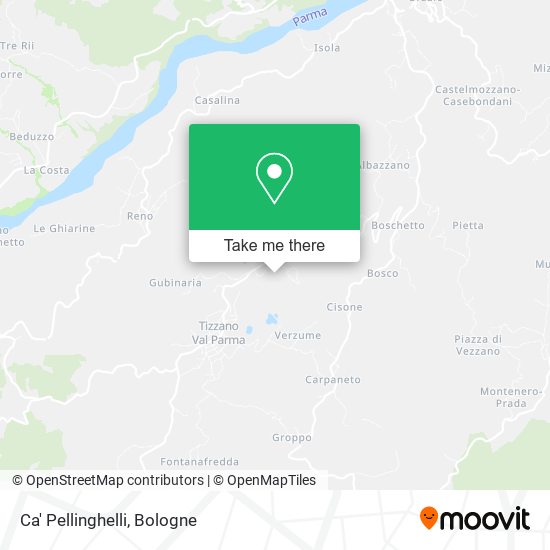 Ca' Pellinghelli map