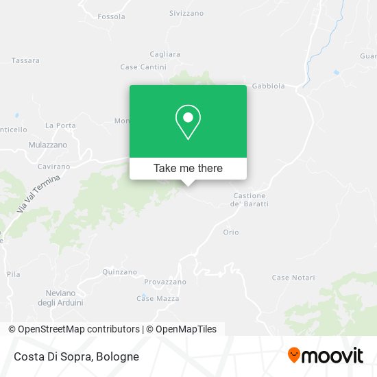 Costa Di Sopra map
