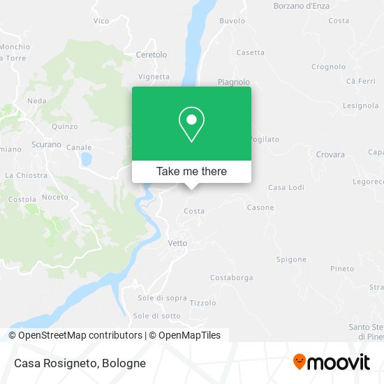 Casa Rosigneto map