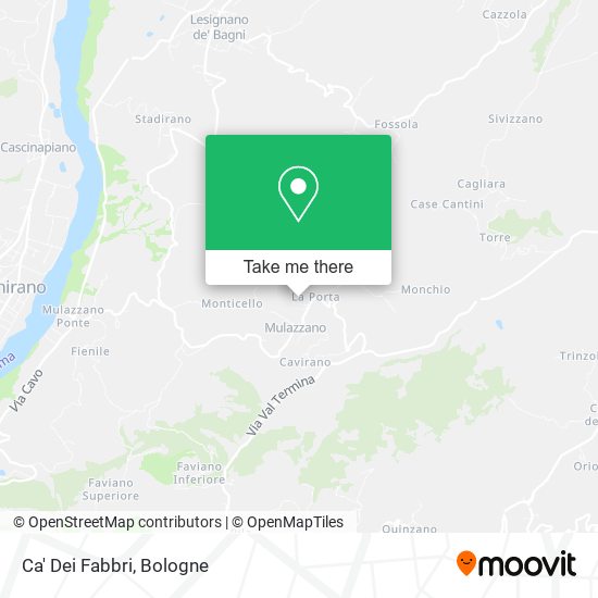 Ca' Dei Fabbri map