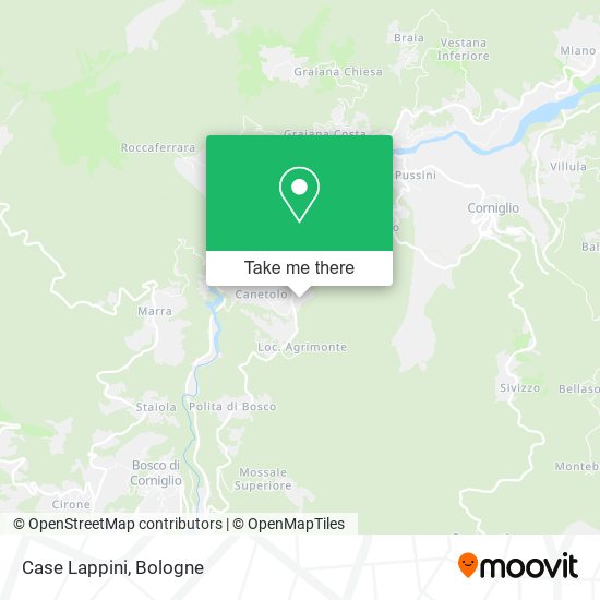 Case Lappini map