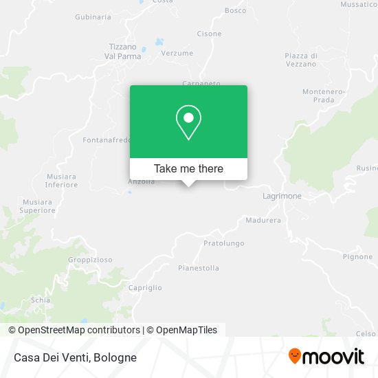 Casa Dei Venti map