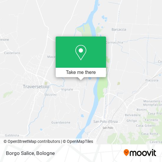 Borgo Salice map