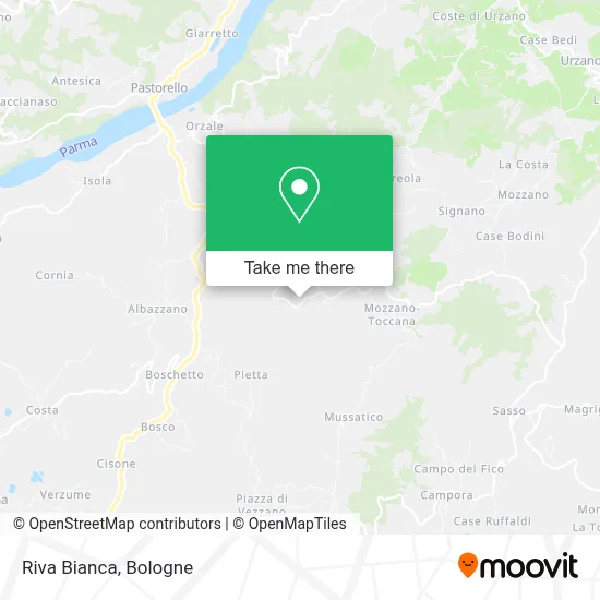 Riva Bianca map