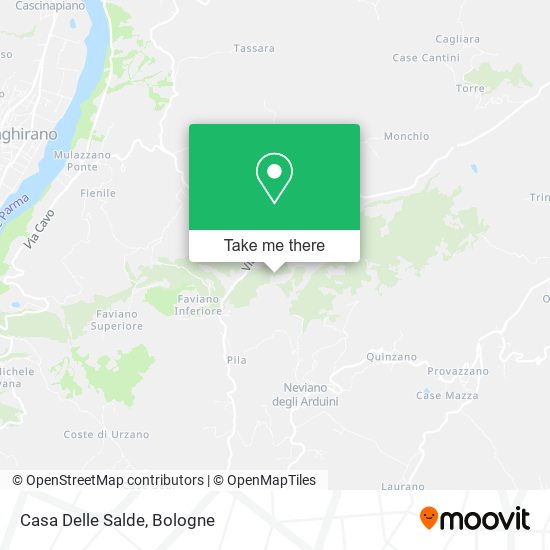 Casa Delle Salde map