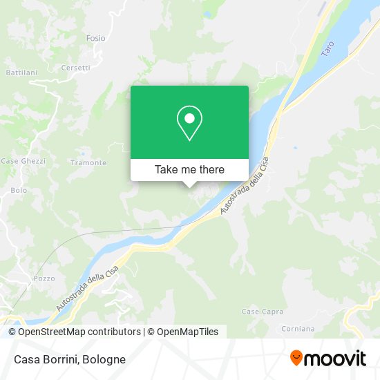 Casa Borrini map