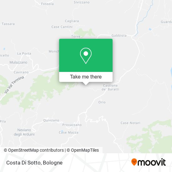 Costa Di Sotto map