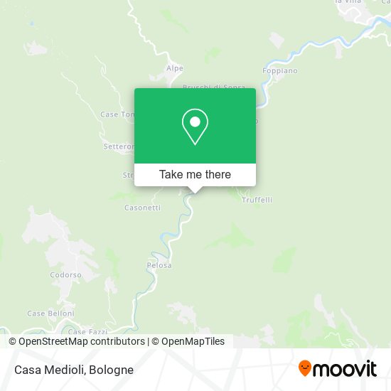 Casa Medioli map