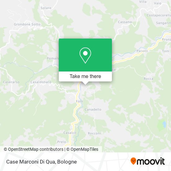 Case Marconi Di Qua map