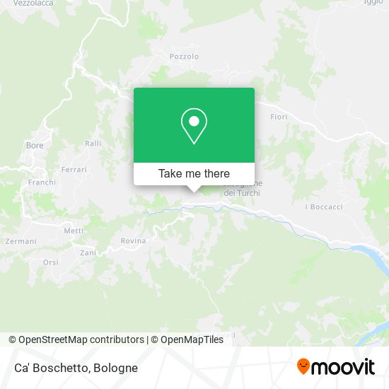 Ca' Boschetto map